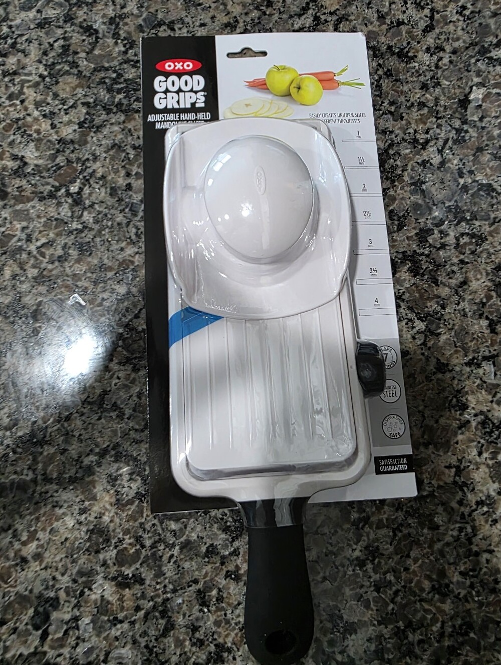 OXO Good Grips Hand Held Mandoline Slicer White Black New